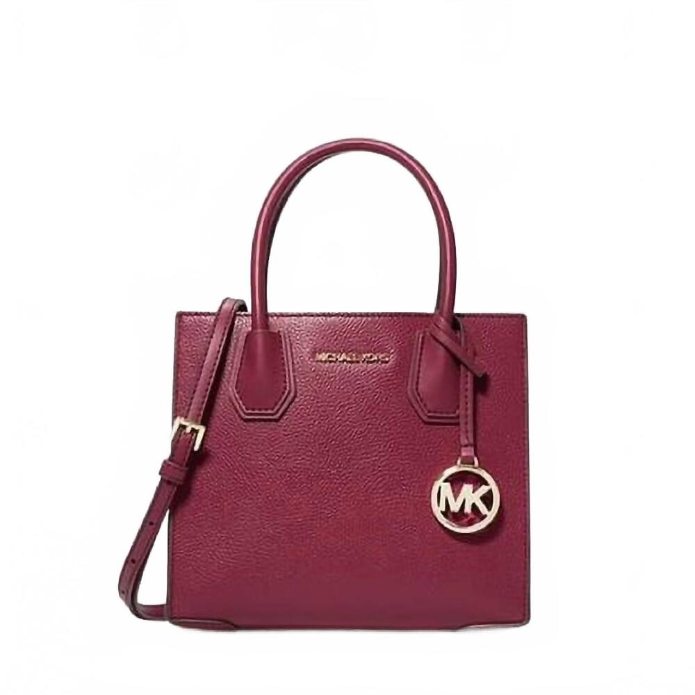 NEW MICHAEL KORS women's mercer medium messenger bag in red
